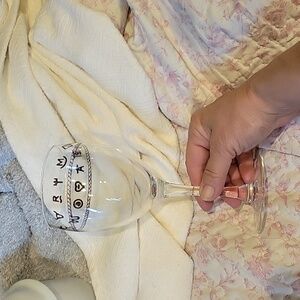 5 For 25.00/Branded Western Wine Glass(1),NWT,